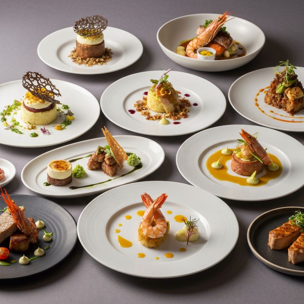 Visuelle Auswahl hochwertige Mahlzeiten